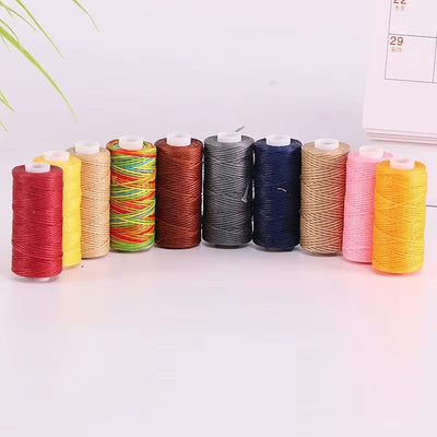 50M 0.8mm Waxed Thread for Leather – Ideal for Hand Stitching Projects