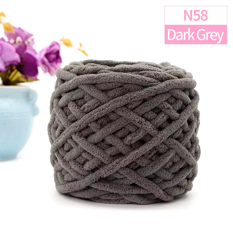 Luxury Jumbo Polyester Knitting Yarn for Throws and Pillows – Chunky Blanket Yarn (100G/1 Ball) - Crafting Essentials Plus