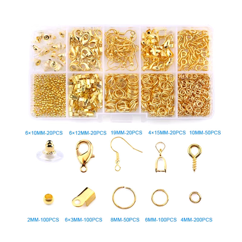 DIY jewelry supplies kit with copper wire