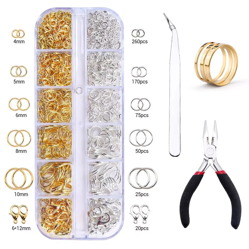 DIY jewelry supplies kit with copper wire