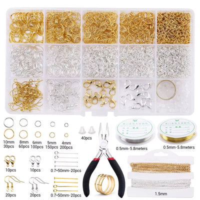 DIY jewelry supplies kit with copper wire