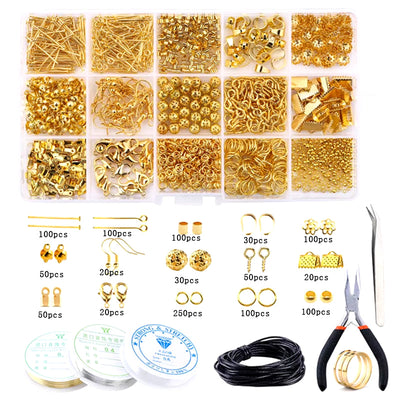 DIY jewelry supplies kit with copper wire