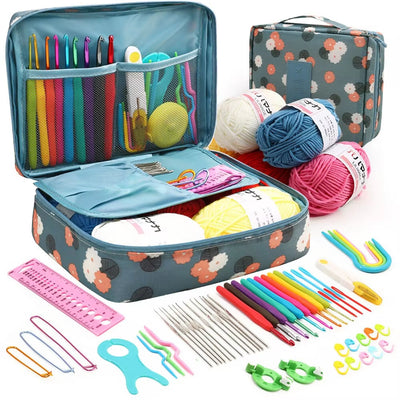 Beginner Crochet Kits & Vibrant Storage – Ideal for Crafting Journeys