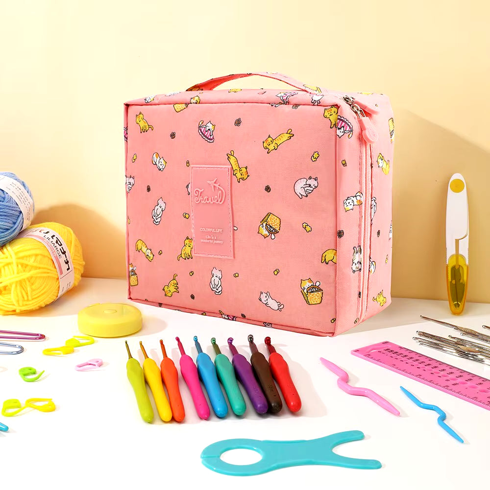 Beginner Crochet Kits & Vibrant Storage – Ideal for Crafting Journeys