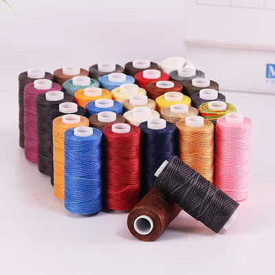 50M 0.8mm Waxed Thread for Leather – Ideal for Hand Stitching Projects