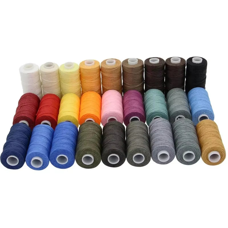 50M 0.8mm Waxed Thread for Leather – Ideal for Hand Stitching Projects