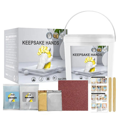 Professional Hands Casting Kit for Couples and Families - Plaster Keepsake Molding Craft for Weddings and Anniversaries