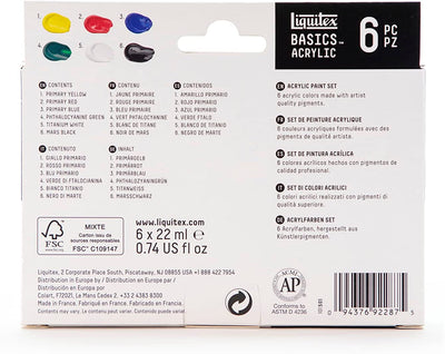 Acrylic paint set for beginners and professionals