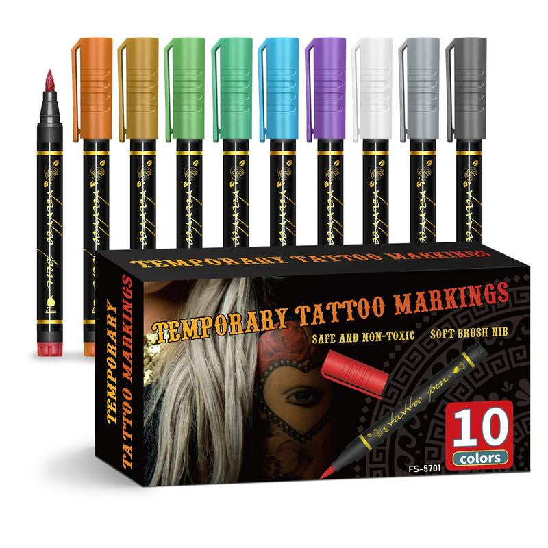 Waterproof body paint markers for drawing