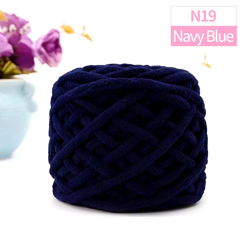 Luxury Jumbo Polyester Knitting Yarn for Throws and Pillows – Chunky Blanket Yarn (100G/1 Ball) - Crafting Essentials Plus